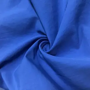 Custom Plain Solid 280T 70D*160D FD Nylon Taslon Crinkling Fabric For Jacket