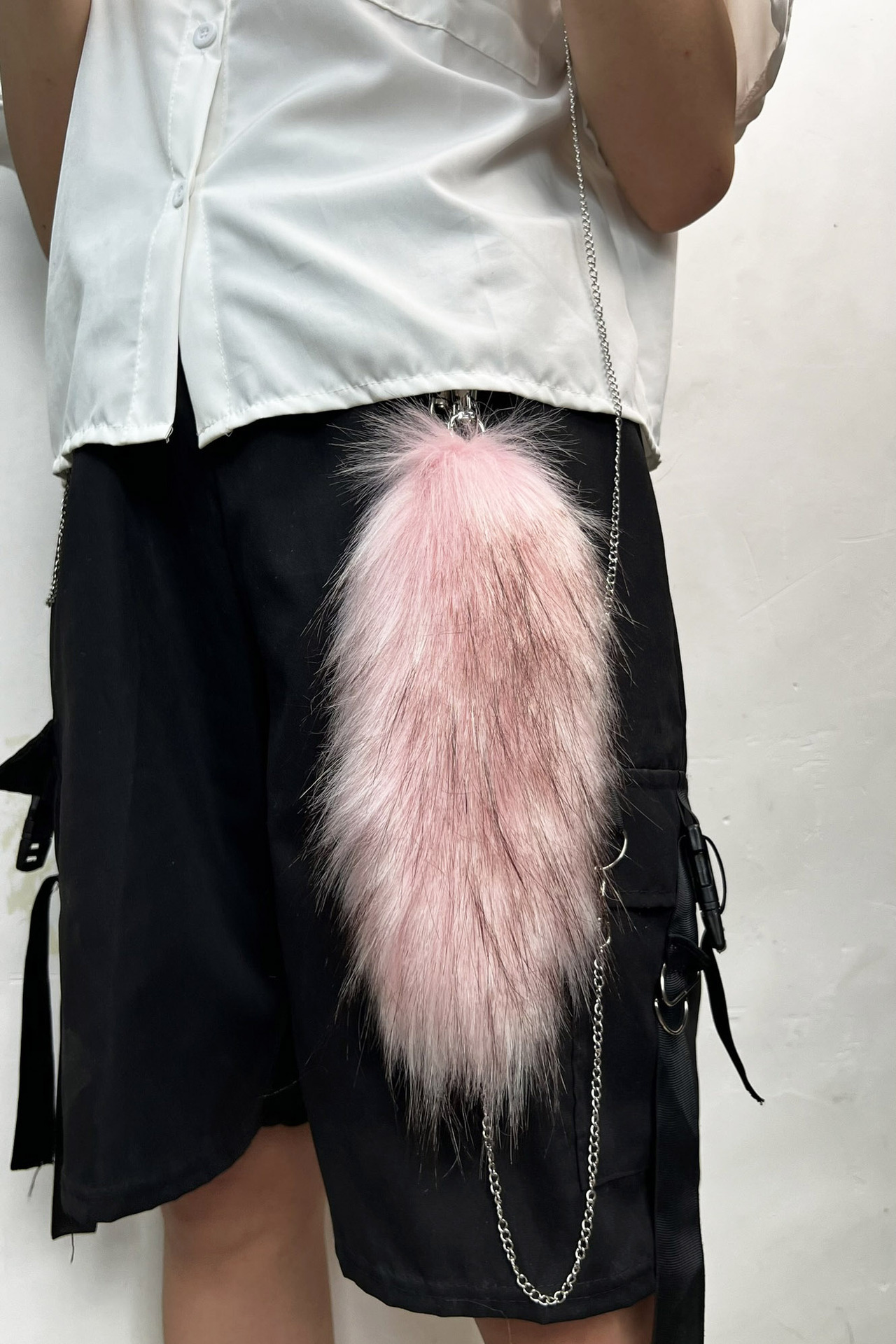 Longueur des cheveux roses 25 cm