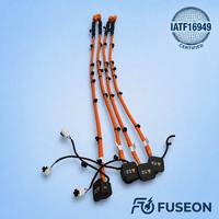 Kabel Harness Tegangan Tinggi Khusus untuk Konverter AC/DC 1000V XLPE Tembaga Berpelindung IP67 Produsen OEM