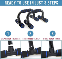 Équipement de fitness à domicile, supports pour pompes, barre pour abdominaux, support en forme de barre pour l'entraînement musculaire