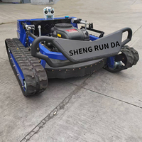 Tondeuse robot industrielle GPS à moteur 4 temps de 900 mm, vente chaude |   Télécommande à essence 22HP |   Tondeuse à gazon robuste pour terrain de golf