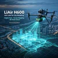 LiAir H600 Lazer Tarayıcı, Ormancılık Araştırmaları ve Arazi Haritalama için Son İşlem Yazılımıyla Yüksek Hassasiyetli İHA Lidarı