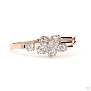 สร้อยข้อมือเพชรทองคำสุดหรูสำหรับผู้หญิง ดีไซน์สวยงาม น้ำหนักเบา สวมใส่สบาย เหมาะสำหรับงานแต่งงาน งานเลี้ยง และสวมใส่ในชีวิตประจำวัน - Product Image 5