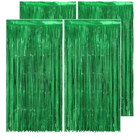 Rideau de paillettes métalliques, guirlande de franges, décoration murale de fond de fête, Noël, mariage, anniversaire, vente en gros