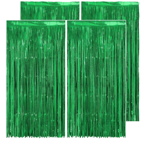 Glitzer Metallic-Folien-Vorhang Lametta-Fransen Party-Hintergrund Wanddekoration Weihnachten Hochzeit Geburtstag Großhandel - Product Image 1