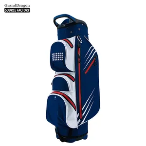 New Design Custom Full Length Made Nylon Golf Bag Waterproof Golf Cart Bag