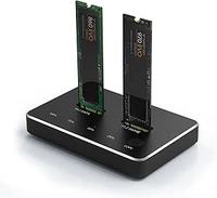 USB C M.2 NVME SATA SSD Carcasa Adaptador USB 3,1 Gen 2 10Gbps Alta velocidad M.2 USB C Transferencia DE DATOS Caja de disco duro externo