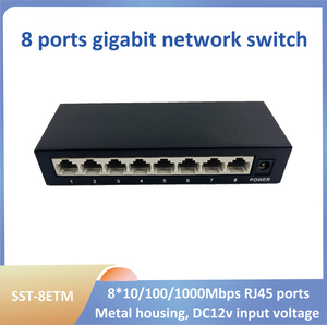 Conmutador de Red Gigabit de 8 Puertos, Voltaje de Entrada DC12v, Plug and Play - Product Image 3