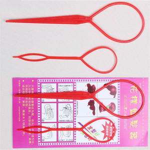 อุปกรณ์ทำผมแบบถักเปีย 1 ชิ้น ที่ทำผมหางม้า วัสดุพลาสติก สีดำ ที่หนีบผมหางม้า อุปกรณ์จัดแต่งทรงผม - Product Image 6