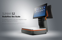 SUNMI S2 système de point de vente à écran tactile Android, caisse enregistreuse, supermarché, imprimante de point de vente avec impression de reçus, pesage à la caisse