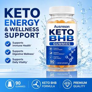 Gomitas Keto BHB Halal Ausreson OEM para Control <span class=keywords><strong>de</strong></span> Peso en Adultos, Quemador <span class=keywords><strong>de</strong></span> Grasa con <span class=keywords><strong>Vinagre</strong></span> <span class=keywords><strong>de</strong></span> <span class=keywords><strong>Sidra</strong></span> <span class=keywords><strong>de</strong></span> <span class=keywords><strong>Manzana</strong></span>, 60 Gomitas/Botella, <span class=keywords><strong>Precio</strong></span> al por Mayor - Product Image 2