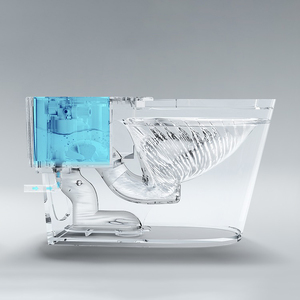 Prix compétitif Qualité supérieure Toilettes intelligentes carrées noires mates télécommandées de style japonais minimaliste - Product Image 6