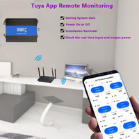 GDW 900/1800/2100MHz Kit de répéteur mobile Amplificateur de signal 4G 5G avec deux antennes intérieures Housses de bureau à domicile Deux pièces