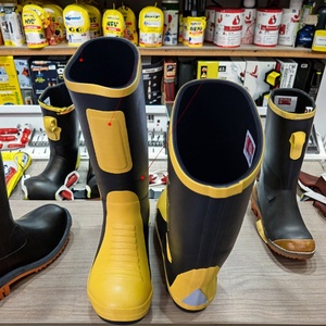 AmpsafeX 17 modèles de bottes en caoutchouc pour pompiers certifiées CCC, embout en acier 3C, chaussures de sécurité personnalisables en gros - Product Image 4