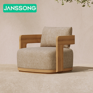 Ensemble de Canapés d'Extérieur de Luxe pour Hôtels et Villas, Mobilier de Jardin en <span class=keywords><strong>Teck</strong></span> pour Terrasses et Resorts - Product Image 3