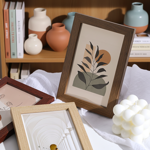 Cadres <span class=keywords><strong>photo</strong></span> en bois estampés faits à la main, vente en gros, tailles 5-10 pouces et A4, simples, pour table ou mur, effet ombre, collection 2026 à succès - Product Image 1
