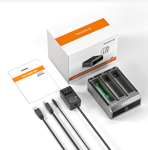 Fideco Ổ cứng gắn ngoài Dock tốt nhất 3 bay HDD Docking Station cơ sở chức năng Clone USB3.0 IDE SATA 3-bay HDD Dock - Product Image 6