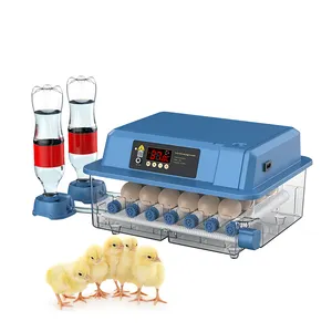 98% High Hatching Rate 24 Eggs Incubator For Chicken Quail Bird Egg Hatch