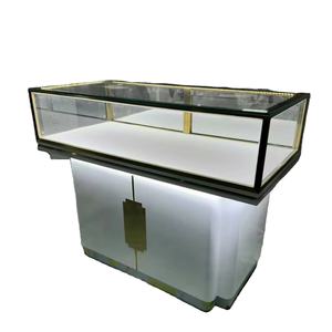 Mini plateau de présentation à LED personnalisé pour armoire à bijoux, comptoir en verre pour bijouterie - Product Image 1