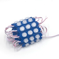 DC12V 3030 feux latéraux 3leds 1.5W 3W led module led bord éclairé 7520MM IP65 led publicité boîte à lumière 3 led module 24V