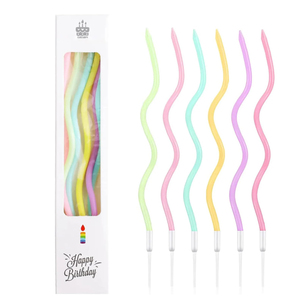 Spiral Creative Christmas Ball Rainbow Candle Birthday <b>Cake</b> <b>Decoration</b> Other Festive <b>Cakes</b> Premium Wax <b>Cake</b> <b>Decoration</b> <b>Supplies</b> - Product Image 1