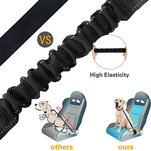 Cinturón de seguridad resistente personalizado, correa elástica de seguridad, cinturón de seguridad reflectante ajustable para perros, correa para perros de raza mediana y grande - Product Image 6