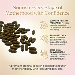 Formula Completa per la Cura Prenatale, Multivitaminico in Capsule Morbide con Ferro e Acido Folico, Spedizione Rapida Disponibile - Product Image 2