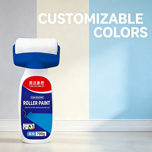 Wall Repair <b>Paint</b> Latex <b>Paint</b> Wall restoration White Wall Stain Removal Essential Large <b>Roller</b> Brush Self-applying <b>Roller</b> <b>Paint</b> - Product Image 1