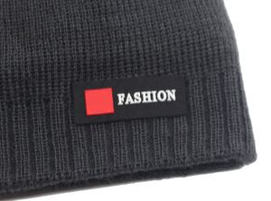Logo en caoutchouc pour hommes personnalisé Patch en pvc Fausse <span class=keywords><strong>fourrure</strong></span> Fluffy Inside Skully Winter Warm Knitted Gorras Caps Hats Beanies With Fur - Product Image 5