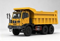 Camion benne minier tout-terrain XGA70 48L avec transmission et grande garde au sol, adapté aux conditions de travail minier difficiles