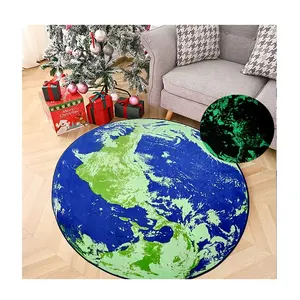 Nuovo Design Glow in the Dark Baby Play Carpet flanella Tatami Mat tappeto rotondo antiscivolo in Memory Foam per gattonare