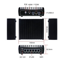 Routeur industriel d'ordinateur à carte unique X86 avec 6 I5-8250u de serveur NIC I7-8550u 4 PC intégré USB3.0 DDR4 RAM
