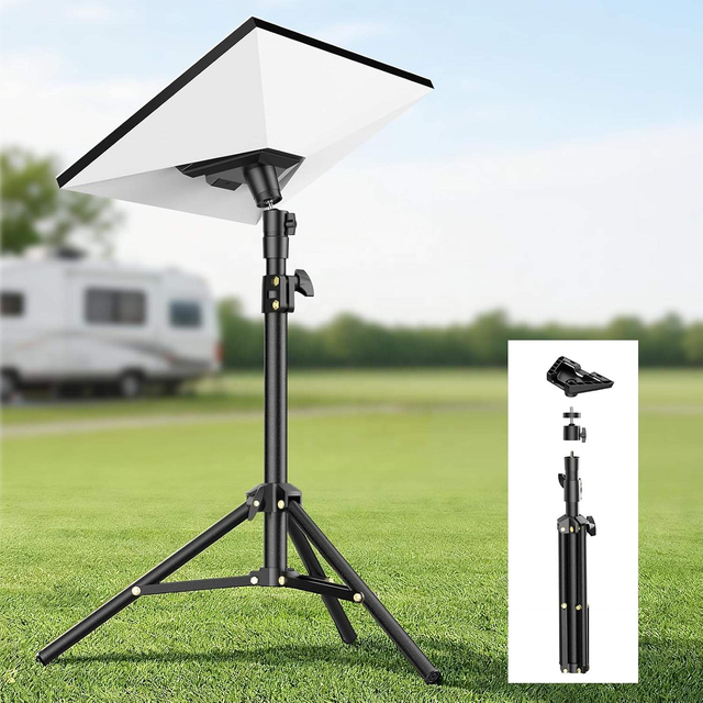 Starlink Mini Tripod Mount Adapter Alloy Steel Height Adjustable 360 Tilt Compatible Terminal Portable Sturdy Stand RV Camping