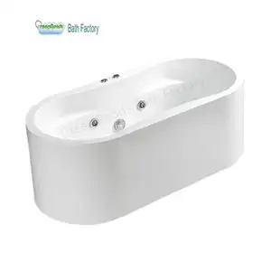 गर्म बिक्री सहज एक्रिलिक बौछार के साथ दुबई शैली स्नान टब भँवर मालिश Bathtubs