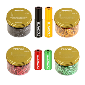 Toopre Mountain Road Bike Shift Rem Kabel Eindigt Lijndop Draadbuispluggen Aluminiumlegering 4Mm 5Mm <span class=keywords><strong>Mtb</strong></span> Fietskabeldop - Product Image 6