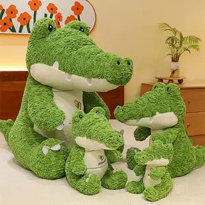 Siedender niedlicher Karikatur-Krokodyl weiches Spielzeug Heimdekor Schlapppuppe Plüsch-Krokodyl gefüllte Tierspielzeuge