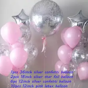 Conjunto de decoración creativa para fiesta de cumpleaños de niños, conjunto de combinación de globos, ambiente de actividad, nuevo
