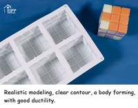 Nouveau produit Nouveau matériel vide moule pour bougies en silicone 3d moule pour bougie