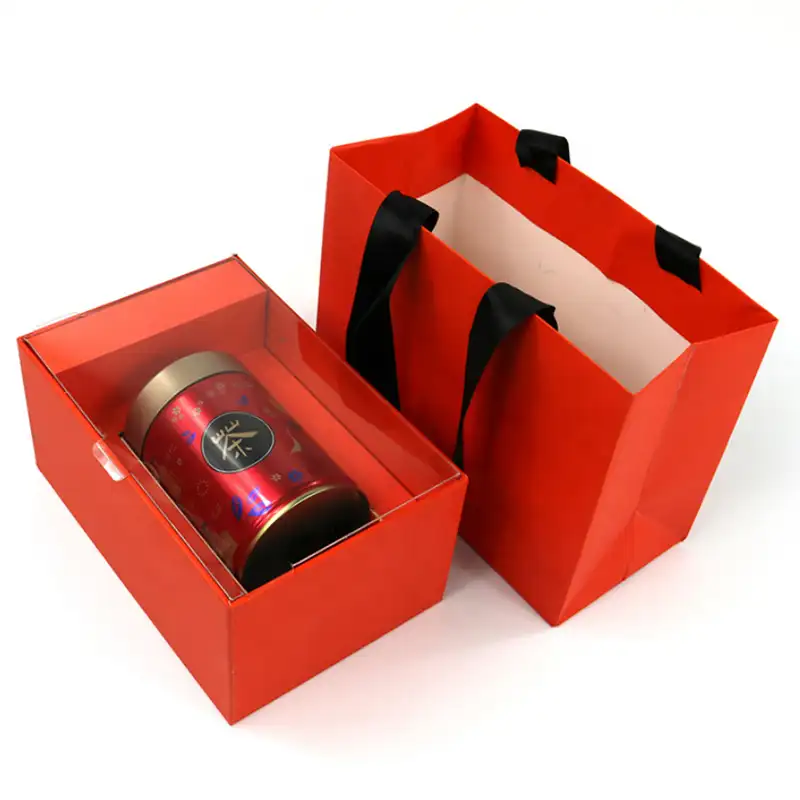 Chinesische Tee Geschenk box Set Verpackungs box kann gedruckt und angepasst werden