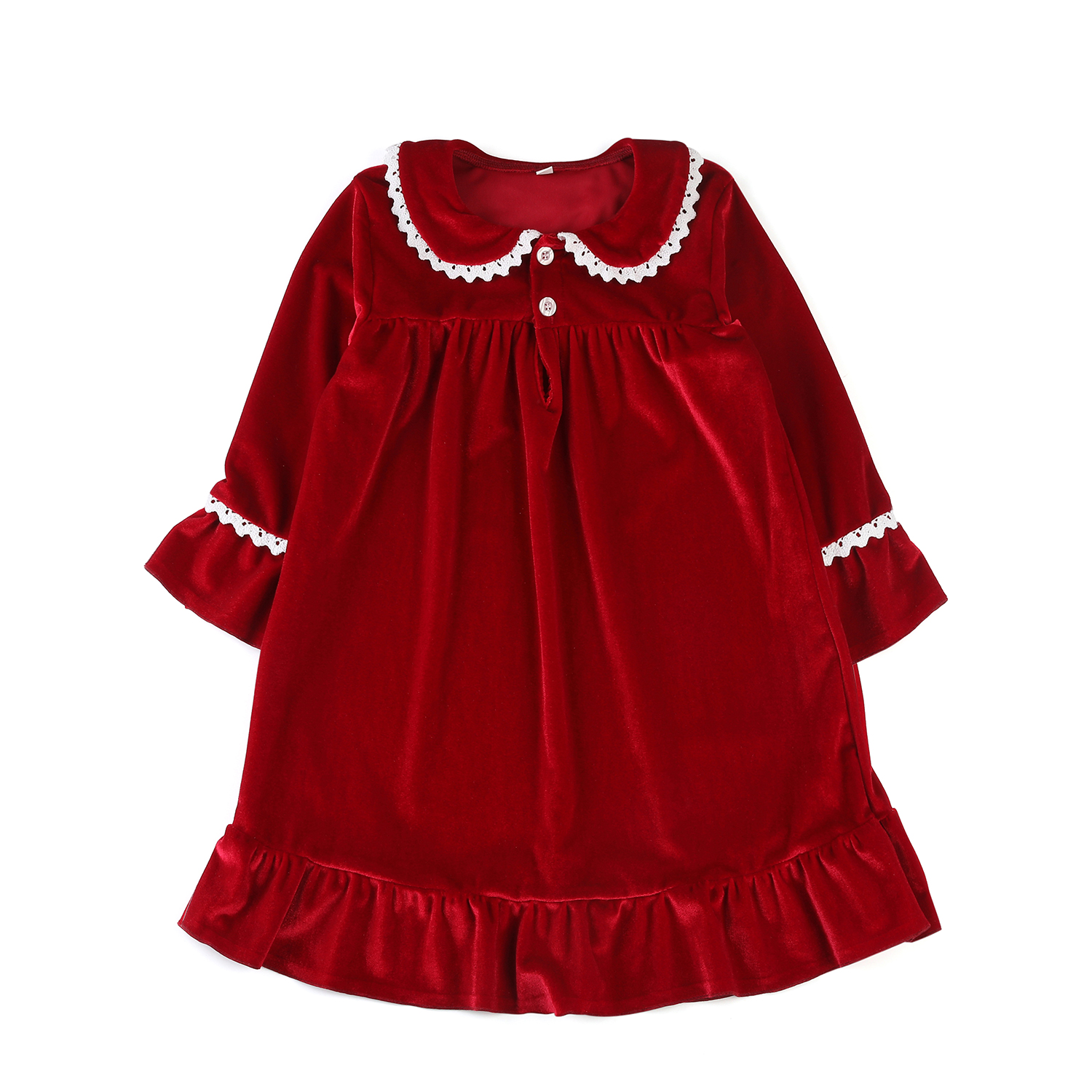 Chemise de nuit rouge
