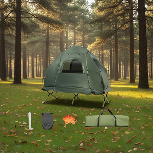 Carpa Plegable Individual de Tela Oxford Impermeable de Una Sola Capa para Tres Estaciones, Carpa de Camping de Una Habitación - Product Image 2