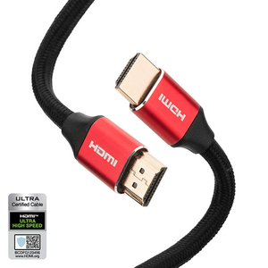 Longueur personnalisée 4k 8k câble ultra hd <span class=keywords><strong>hdmi</strong></span> vers <span class=keywords><strong>hdmi</strong></span> haute vitesse 2m <span class=keywords><strong>4m</strong></span> de long câble <span class=keywords><strong>hdmi</strong></span> rouge - Product Image 2