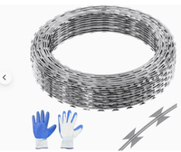 Fil de fer barbelé en acier BTO-22 à vente chaude, barbelé concertina pour les besoins de sécurité