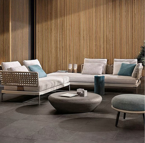 Set di Divani <span class=keywords><strong>da</strong></span> <span class=keywords><strong>Giardino</strong></span> <span class=keywords><strong>in</strong></span> <span class=keywords><strong>Rattan</strong></span> PE, Sedie Lounge per Esterni, Set di Divani <span class=keywords><strong>in</strong></span> Alluminio per Hotel, Patio, Set di Divani Moderni <span class=keywords><strong>in</strong></span> Legno di Teak - Product Image 6