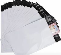 ZHONGSHENG Grandes enveloppes à bulles imperméables en poly recyclé de 0,5 mil, personnalisables, biodégradables, réutilisables, avec logo, pour envoi postal