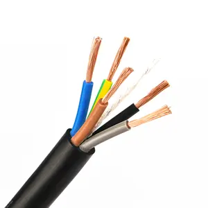 Precio bajo 300/500V PVC RVV cable eléctrico flexible de cobre aislado 3x2,5 mm2