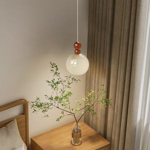 โคมไฟระย้าสไตล์วินเทจ Bauhaus สำหรับห้องนอนข้างเตียงสไตล์ฝรั่งเศสสไตล์ครีมเหล็กชั้นสูง<span class=keywords><strong>ไฟ</strong></span>แขวนสำหรับเคาน์เตอร์บาร์ - Product Image 2