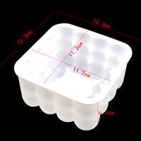 Moule à gâteau en silicone carré unique, petit format, résistant aux hautes températures, pour base de pain, réutilisable, échantillon gratuit usine 1374