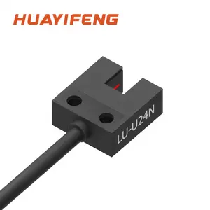 Huayifeng LU-L24フォーク型光電センサー目に見えない光ビーム産業用非接触スイッチング