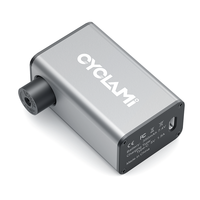 Pompe à vélo électrique intelligente CYCLAMI 100 PSI, mini compresseur de type C, gonfleur de pneus pour FV AV voiture vélo moto cyclisme
